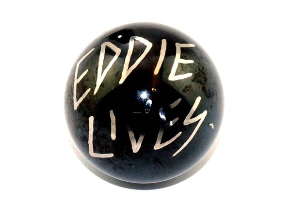 Flipperkugel 27mm "Eddie Lives" - hochglanz, low magnetic