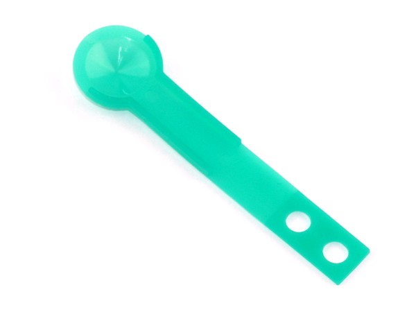 Plastic spoon for bumper contact, green