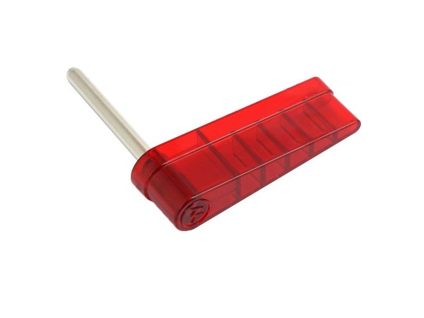 Flipper with Williams Logo, red transparent (20-10110-9T)