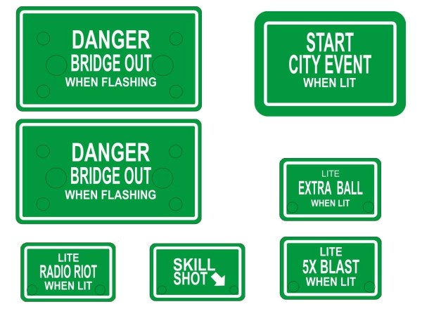 Plastic for Road Shows "Road Signs" (31-2014-X1)