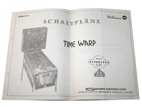 Time Warp Schaltpläne, Williams - original