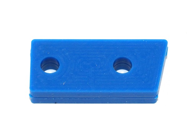 Rubber Bumper Pad 1-1/2" x 5/8" x 1/4", blau
