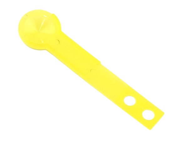 Plastic spoon for bumper contact, yellow