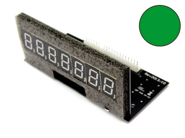 Pinballcenter 7-Digit Pinball LED Display for Bally / Stern, green