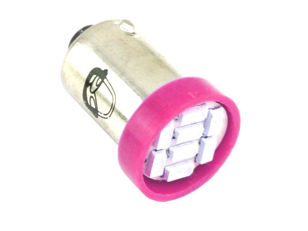 BA9s Noflix LED pink - 6 SMD