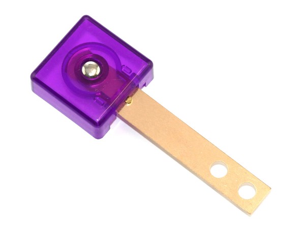 Target purple transparent, 3D rectangular
