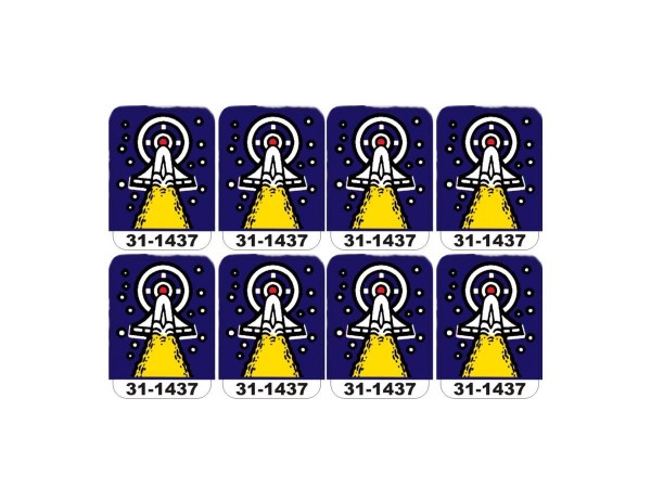 Target Decals for Space Station, Set 1 (31-1437)