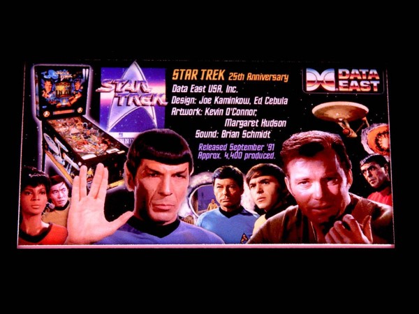 Custom Card 2 for Star Trek (Data East), transparent