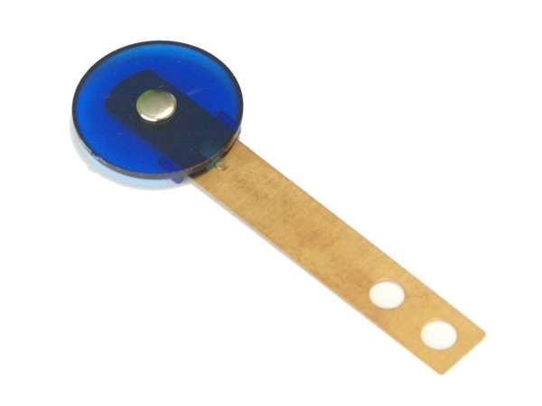 Target blue transparent, round