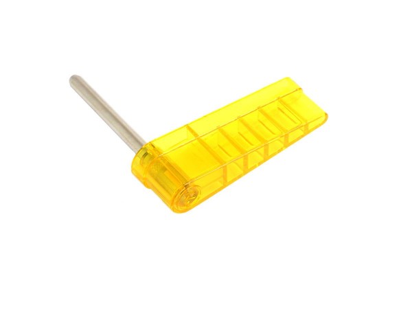 Flipper with Williams Logo, yellow transparent (20-10110-16T)
