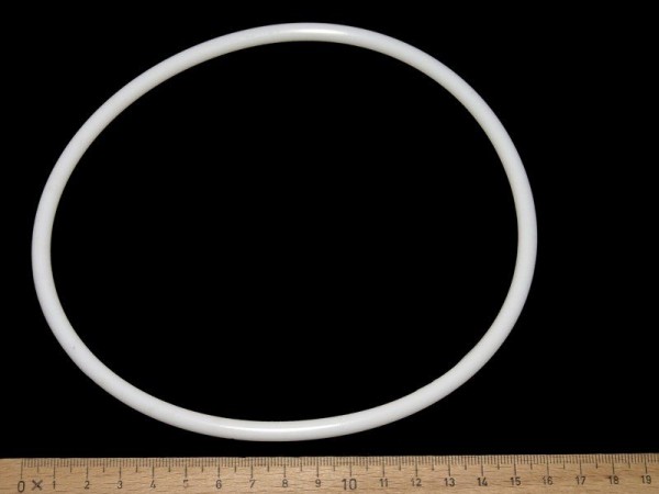 Rubber Ring 6" (152mm) - premium white