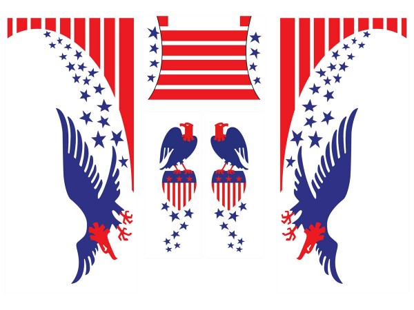 Cabinet Decal Set for Freedom