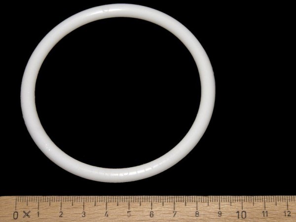 Gummi Ring 3" (80mm) - premium weiß