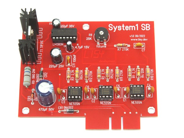 Chime Sound Board for Gottlieb System 1