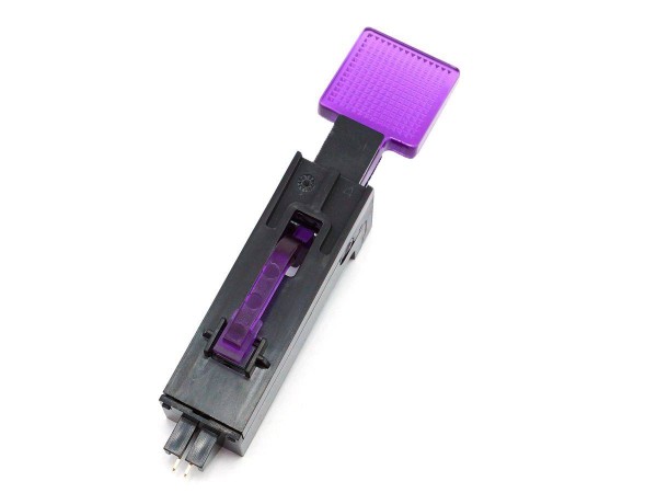 Stern/Sega Standup Target, transparent purple, rectangular (500-6139-09)