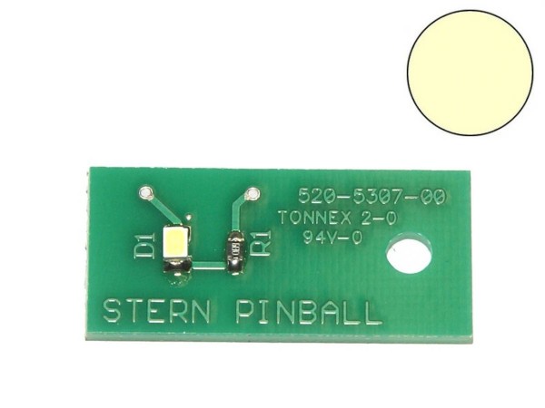 LED Board warm white, single (Stern 520-5307-00)