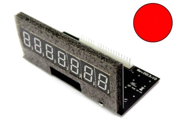 Pinballcenter 7-stelliges Flipper LED Display für Bally / Stern, rot