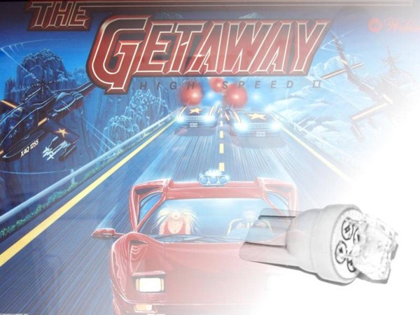 Noflix LED Playfield Kit for The Getaway (High Speed 2)