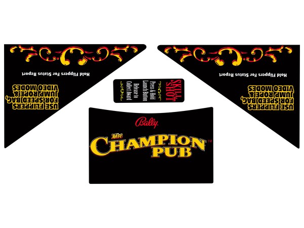Apron Decals for The Champions Pub