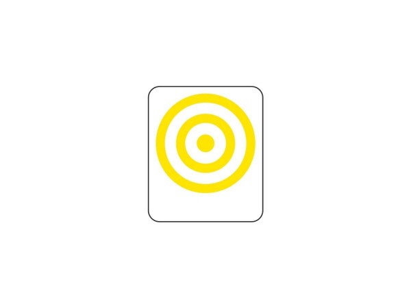Target Decal "Bullseye Yellow"