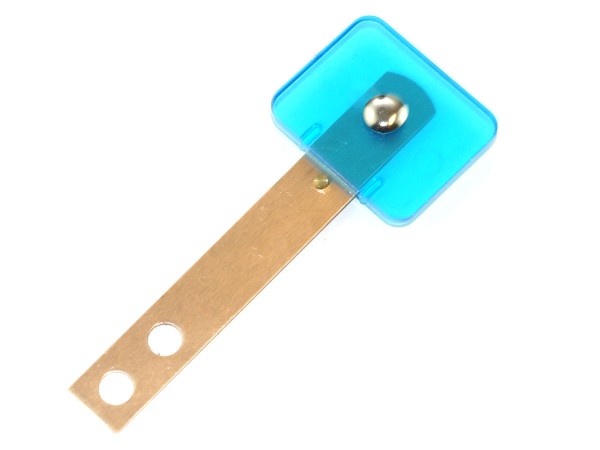 Target light blue transparent, rectangular