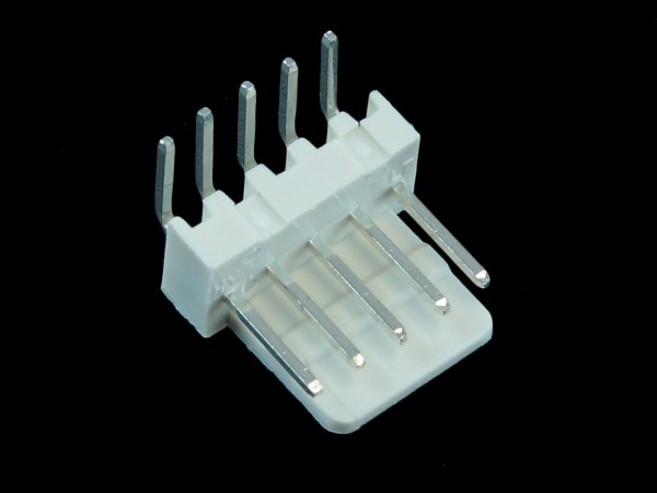 Board Connector, 5 Pin, Right Angle, .1" (2.54mm)