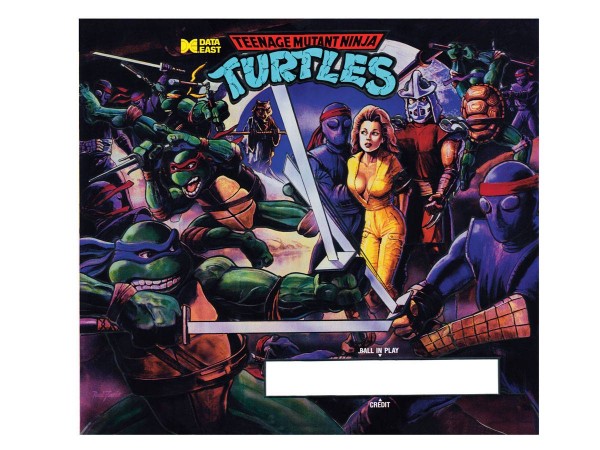 Translite for Teenage Mutant Ninja Turtles