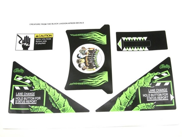 Apron Decals for Creature from the Black Lagoon