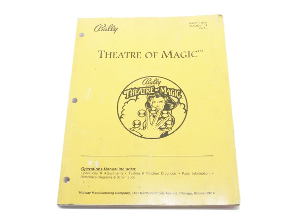Theatre of Magic Handbuch, Bally - original