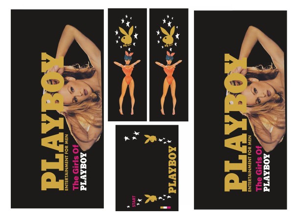 Cabinet Decal Set for Playboy