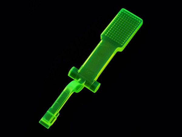 Stern/Sega Target, transparent neon green, small (545-6138-11)