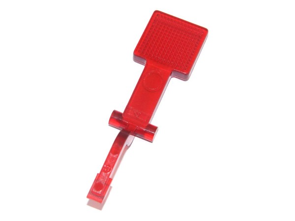 Stern/Sega Target, red transparent, rectangular (545-6139-02)