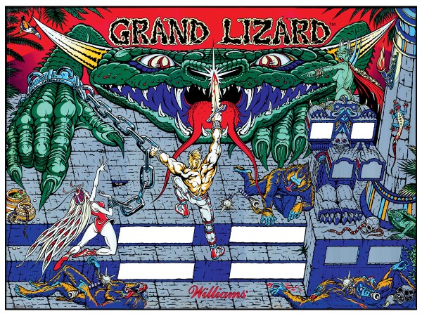 Translite for Grand Lizard