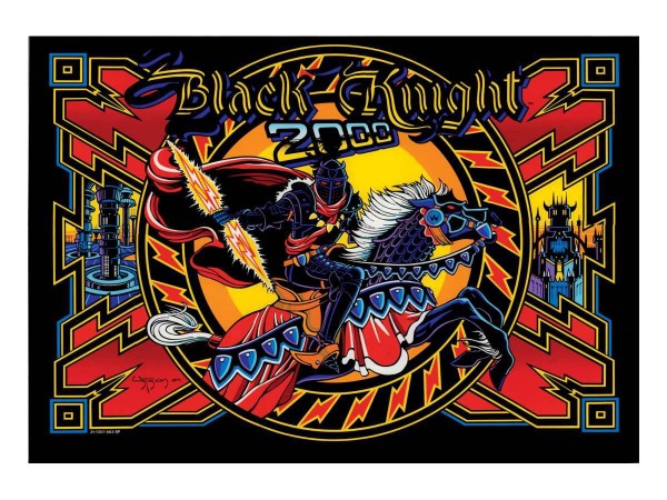 Translite for Black Knight 2000