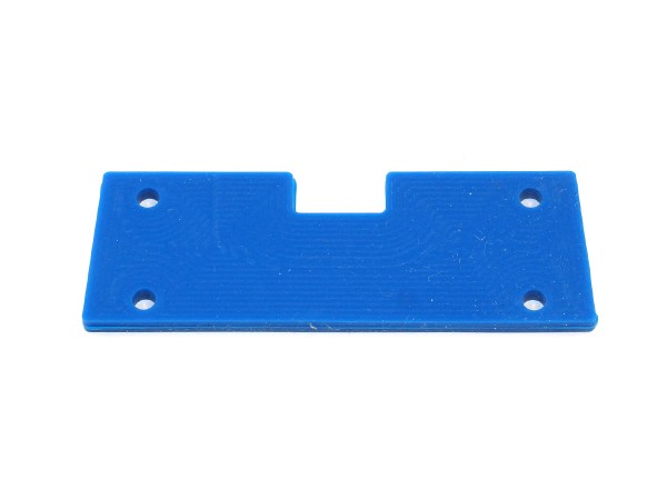 Rubber Bumper Pad 1" x 3" x 1/8", blau