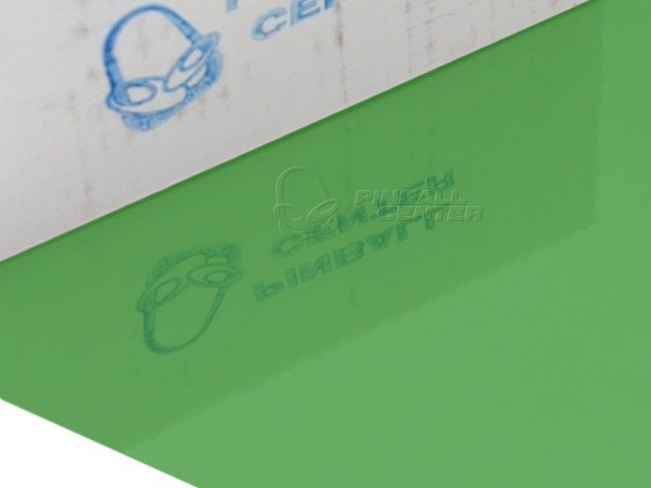 Sideboard Spiegelfolie grün metallic, WPC, 2 Stück