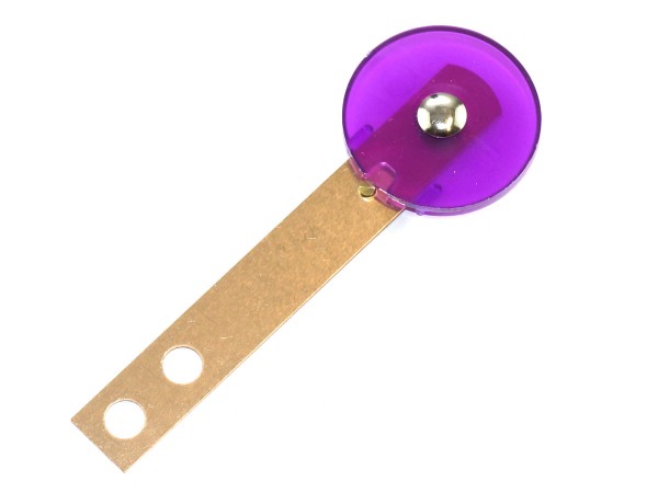 Target purple transparent, round