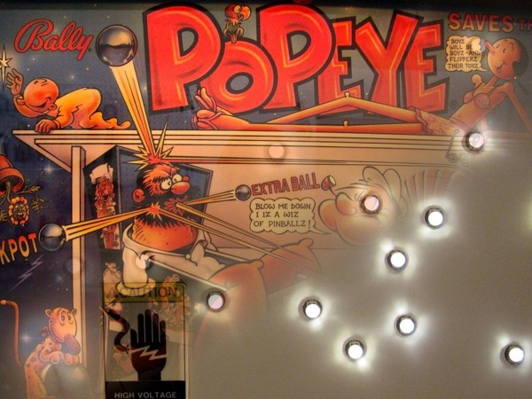 Noflix LED Backbox Set für Popeye Saves the Earth