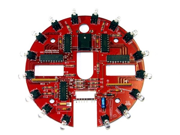 Green LED Mothership Board for Attack from Mars