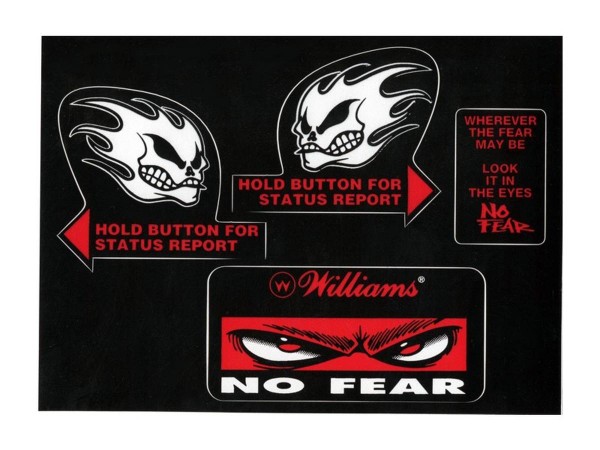 Apron Decals for No Fear