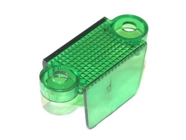 Durchlauf 1-3/4", grün transparent doppelseitig