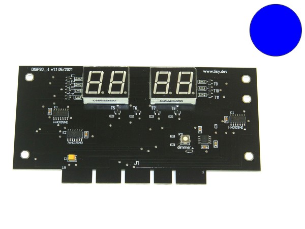 Credit Display for Gottlieb System 80, blue