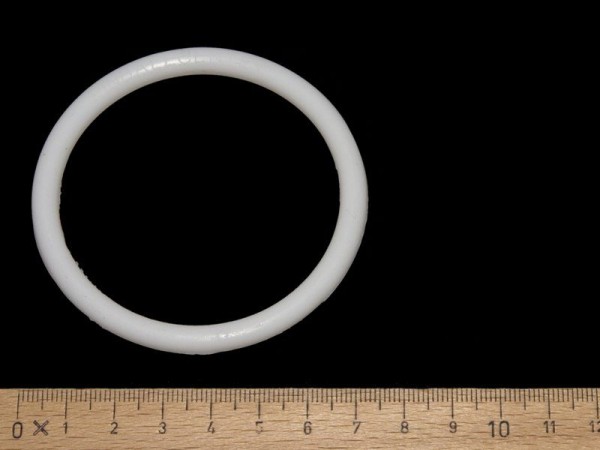 Gummi Ring 2" (50mm) - premium weiß
