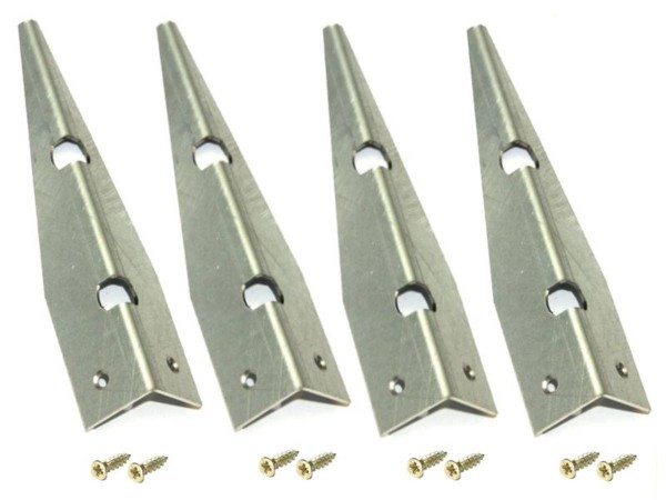 Metall Cabinet Protektoren (4 Stück inkl. Schrauben)