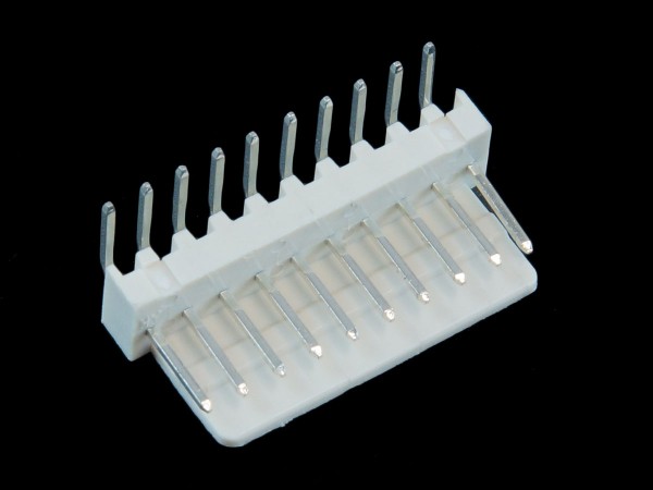 Board Connector, 10 Pin, Right Angle, .1" (2.54mm)