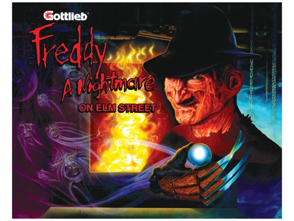 Translite for Freddy: a Nightmare on Elm Street