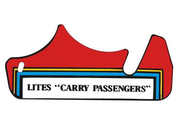 "Carry Passenger" Plastic for Taxi
