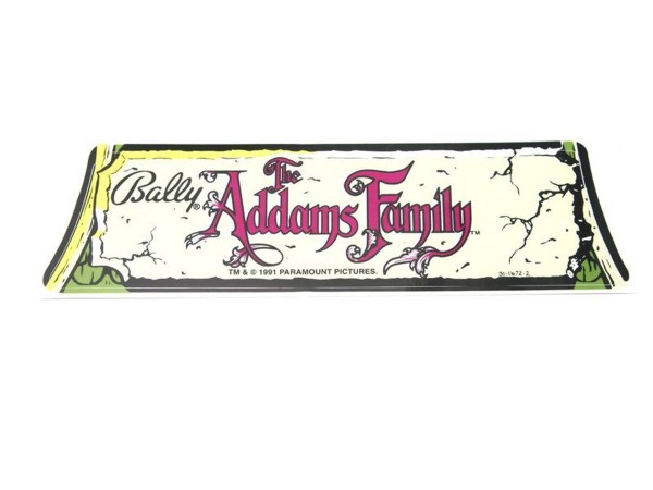 Topper Decal 2 für The Addams Family