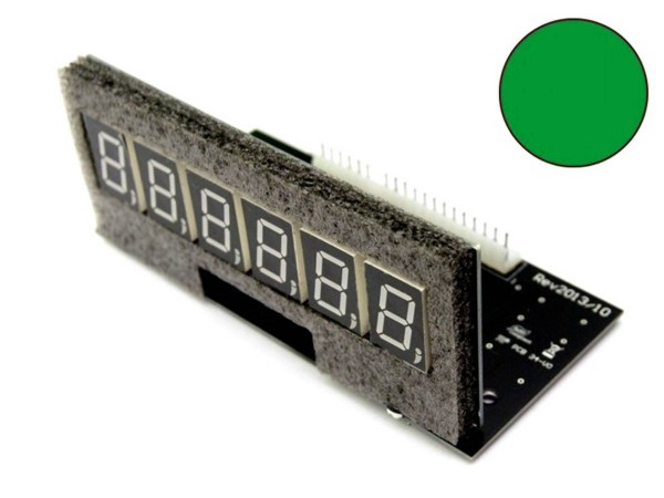 Pinballcenter 6-stelliges Flipper LED Display für Bally / Stern, grün