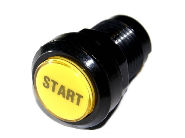 Button "Start", gelb